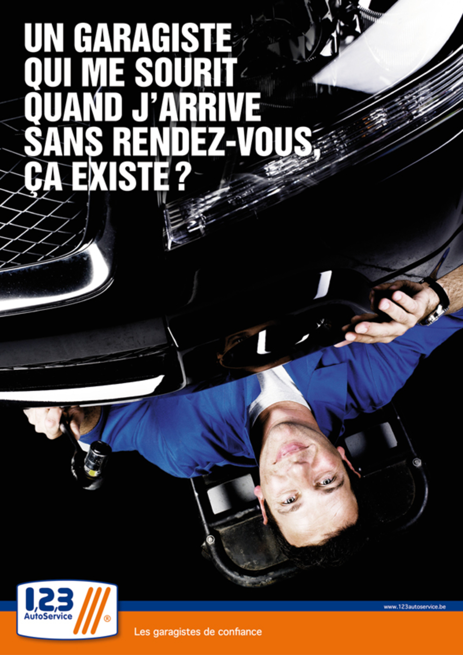 1, 2, 3 AutoService, ad, poster